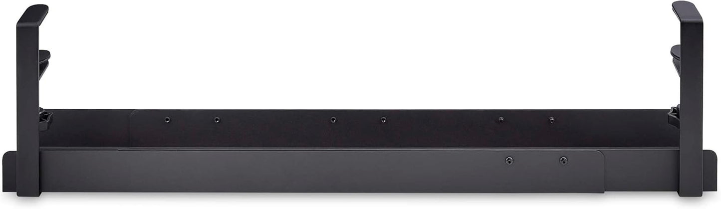 StarTech.com Under Desk Cable Management Tray - Office/Standing Desk Cable Tray Organizer - Desk/Table Mount Holder for Cords/Wire/Power Strip - Computer Cable Manager - 23-1/2"L x 4-1/2"D (UDCMTRAY)