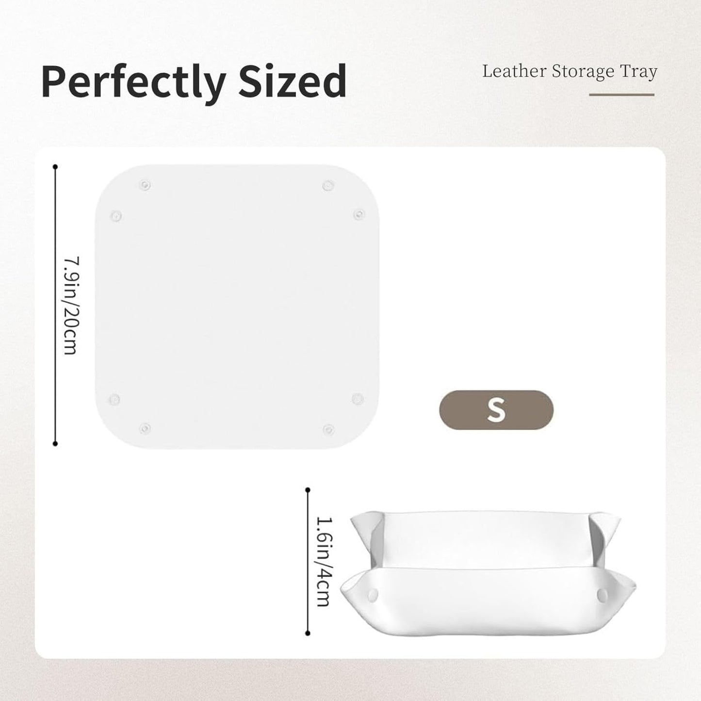 Valet Tray Catchall Trays Green Leaves Key Organizer Leather Tray Night Stand Organizer Bedside Vanity Trays Decor for Entryway Table