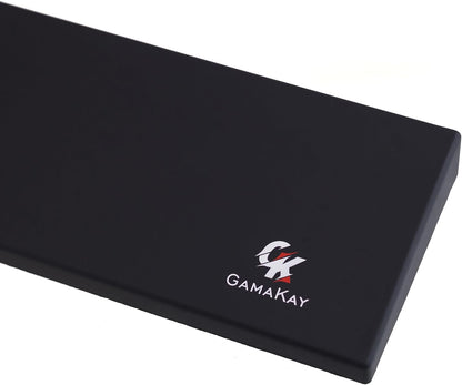 GK GAMAKAY Silicone Keyboard Wrist Rest, Soft Ergonomic Wrist Rest, Relax Your Wrist, for Laptop Computer Office & Home (White-100%)