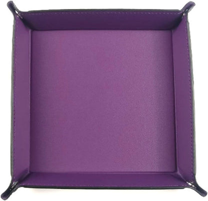 siduater Valet Tray Desktop Storage Organizer, Vegan Leather Catchall Bedside Vanity Tray Nightstand Caddy Holder for Remote Controller, Watch, Keys, Phone, Wallet, Sunglasses, Jewelry - Map