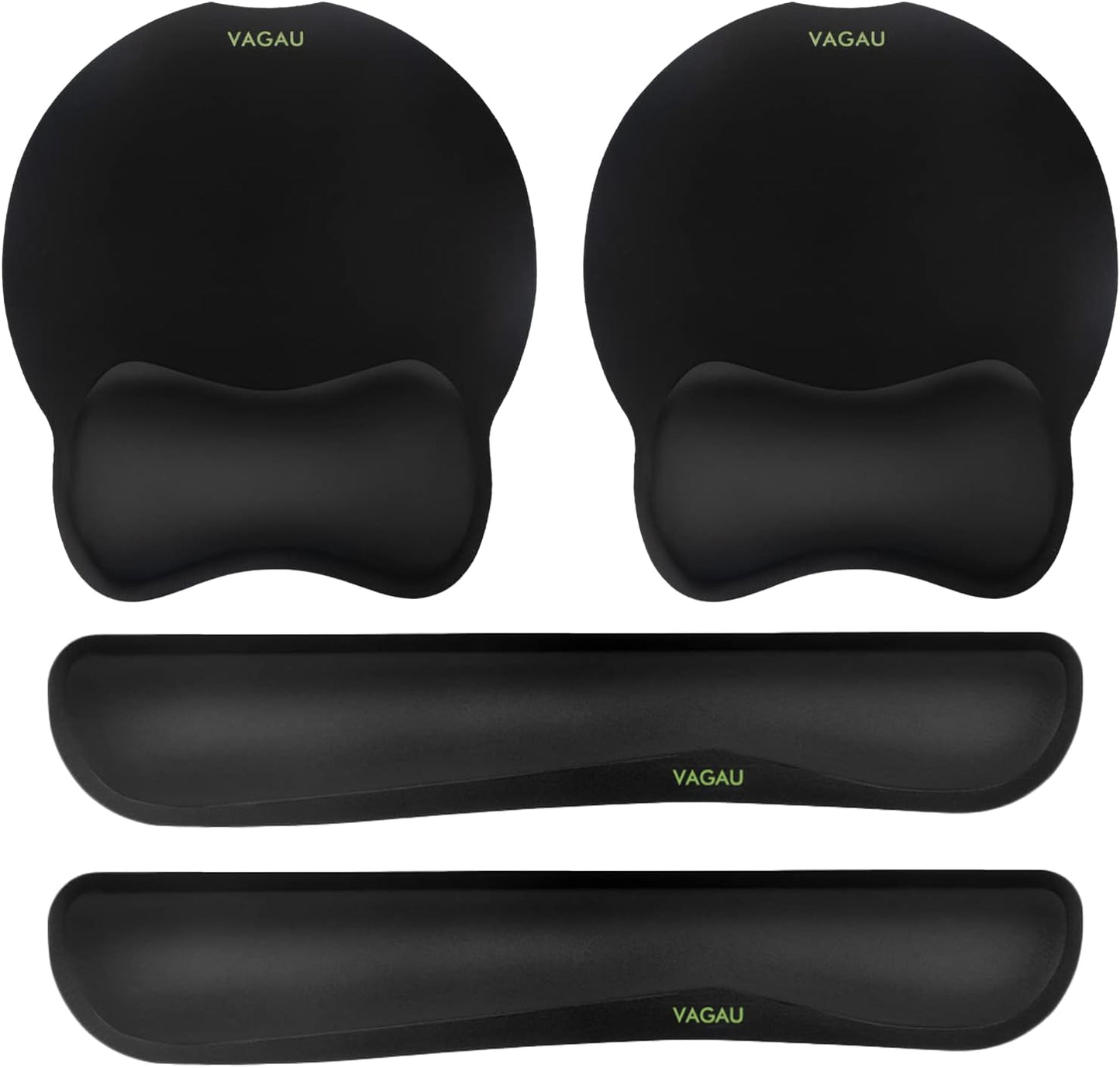 Comfy Mee Premium Memory Foam Keyboard and Mouse Wrist Rest Pads Set- for Comfortable Typing &Wrist Pain Relief (Pack of 2)
