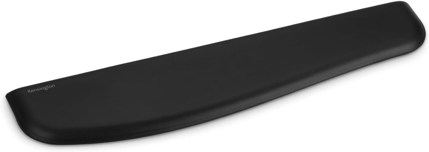 Kensington ErgoSoft Wrist Rest for Slim, Compact Keyboards, Black (K52801WW), 3.9 x 0.4 x 11.1 inches