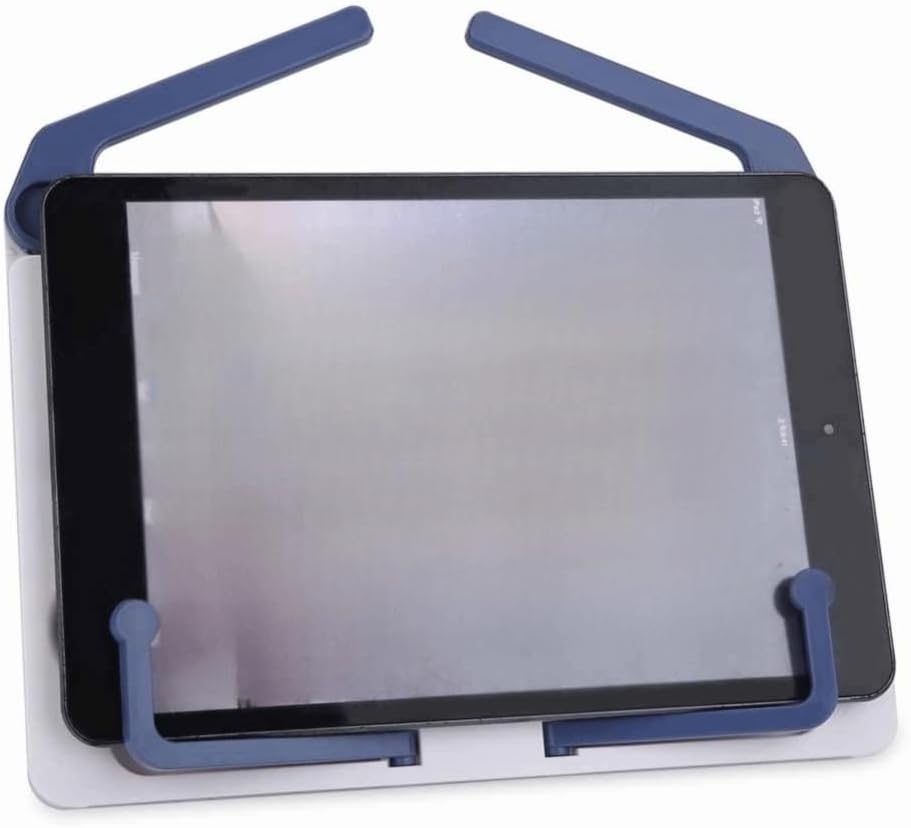 Desktop Sturdy Bookstand,Tabletop Sheet Music Stand Holder Adjustable Portable for Sheet Music, Cookbooks, Reading with Detachable Tray & Page Clips