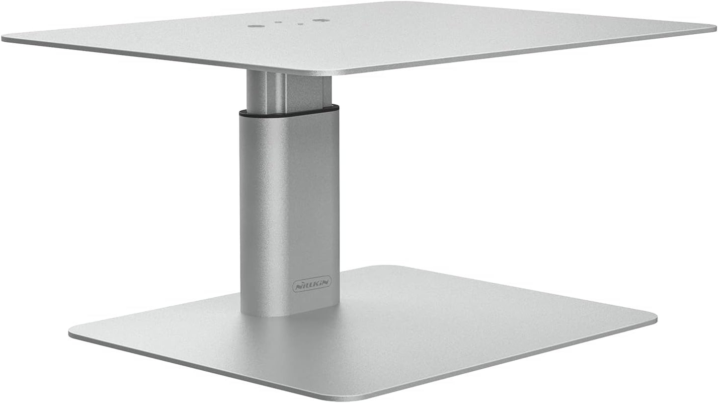 Nillkin Monitor Stand for Desk, Adjustable Height Computer Monitor Stand, Ergonomic Aluminum Computer Stand for Desktop Monitor, iMac, Studio Display XDR, Dell, HP, Lenovo, Other Screen Display, Black