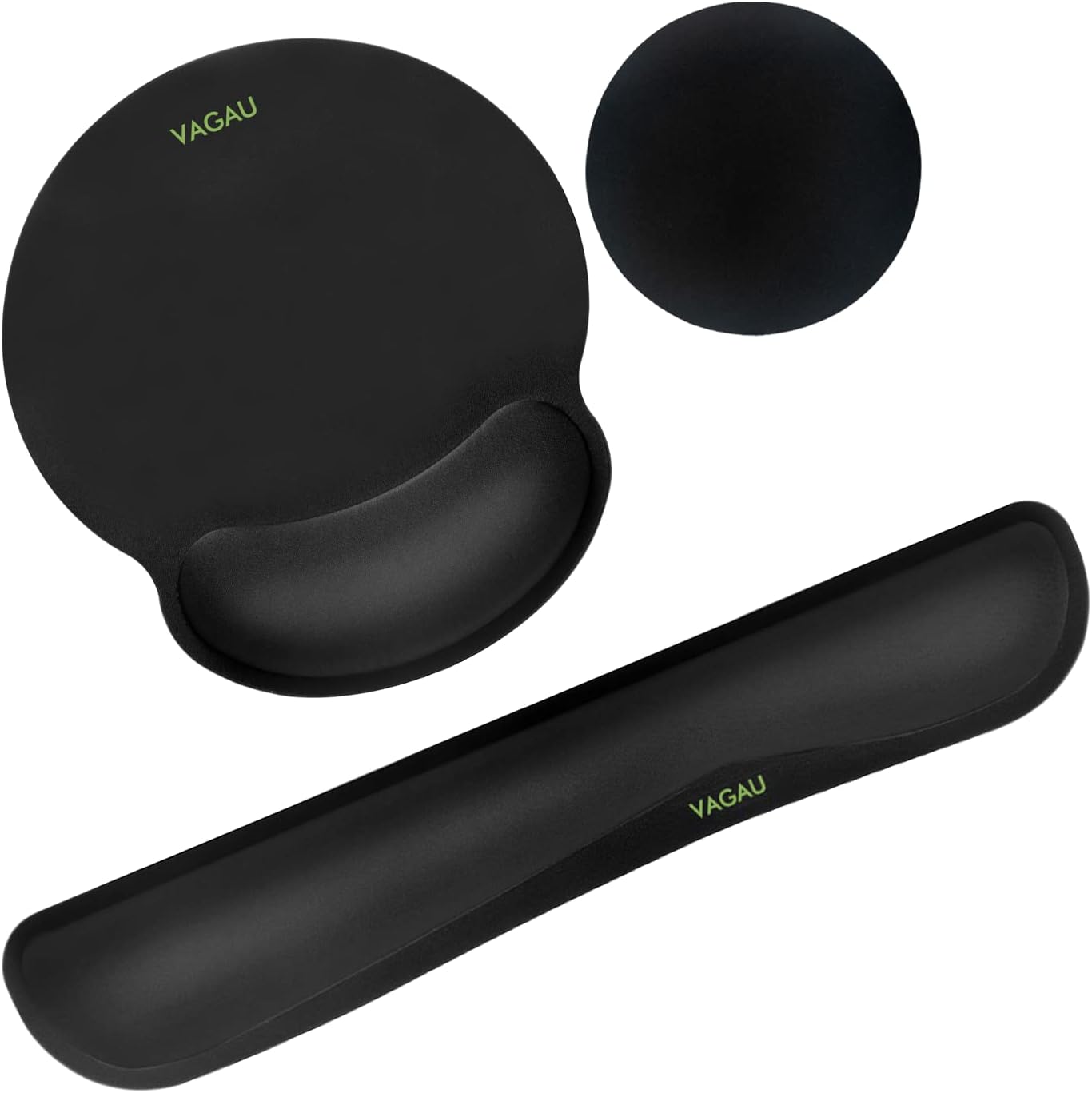 Comfy Mee Premium Memory Foam Keyboard and Mouse Wrist Rest Pads Set- for Comfortable Typing &Wrist Pain Relief (Pack of 2)