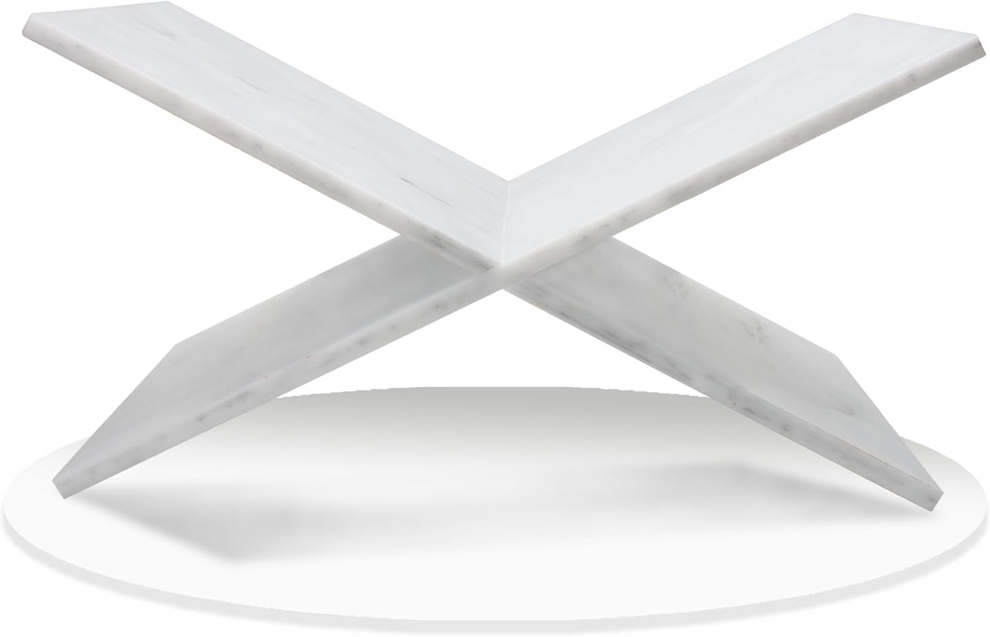 Large Clear Acrylic Book Stand - Perfect for Displaying Open Books on Your Coffee Table - Ideal for Bibles, Cook Book, Guest Books, Magazines, with a Lucite Paperweight(Marble Pattern)
