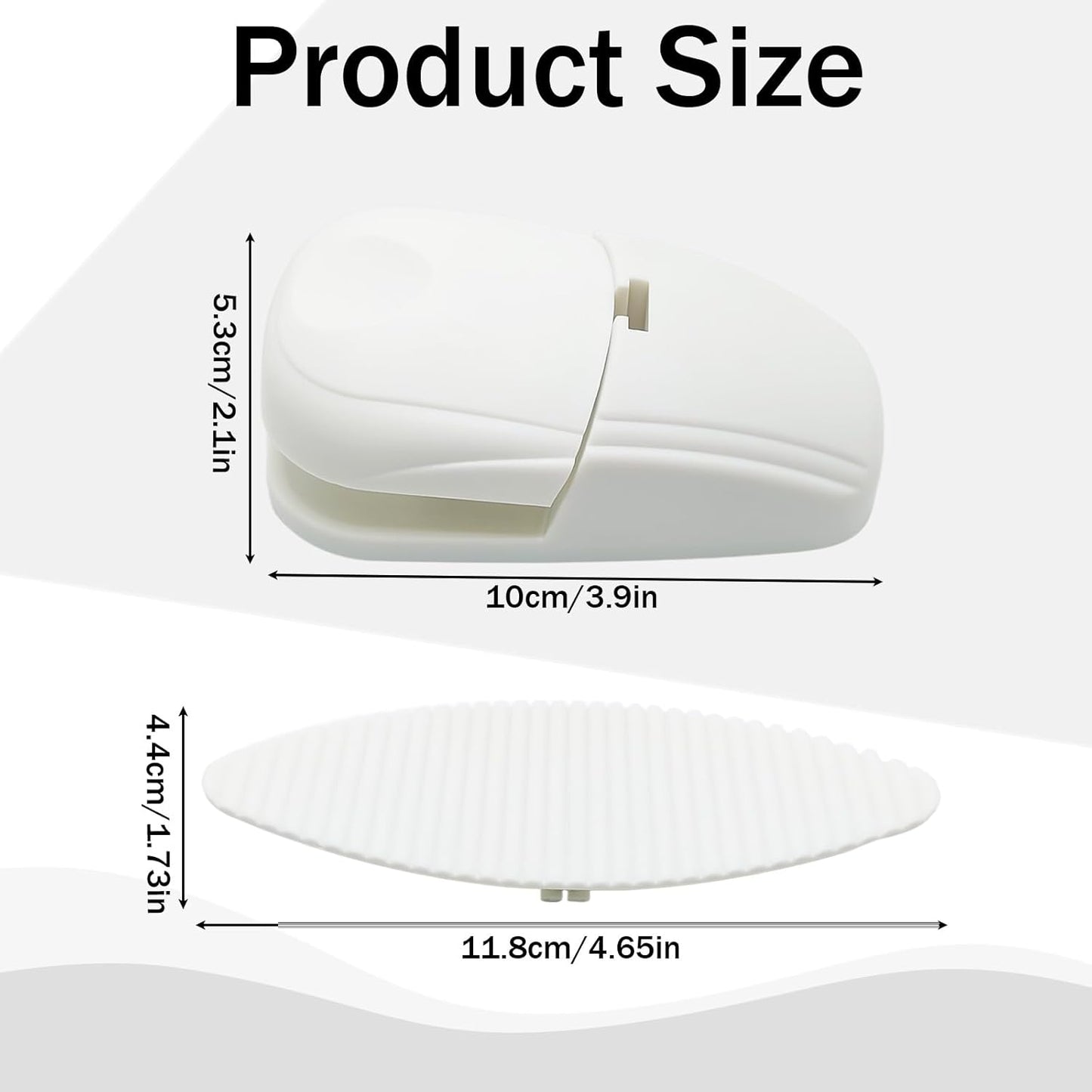 Portable Paper Holder Stand for Desk, Paper Stand for Desk When Typing, Document Holder, Compact Reading Clip Holder, A4 Clamp for Office Typing Reading (White)