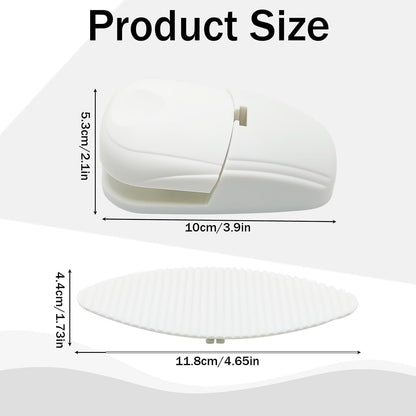 Portable Paper Holder Stand for Desk, Paper Stand for Desk When Typing, Document Holder, Compact Reading Clip Holder, A4 Clamp for Office Typing Reading (White)