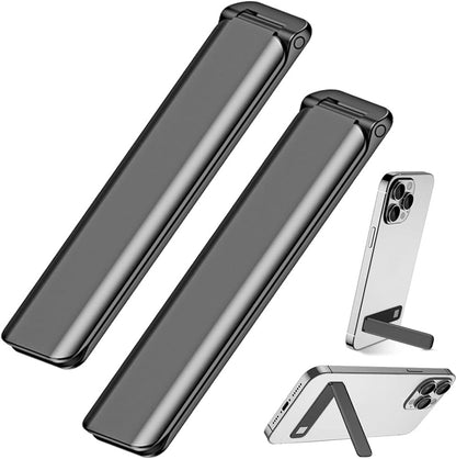 Kinizuxi Cell Phone Kickstand,Vertical and Horizontal Aluminum Phone Stand for Desk, Adjustable Phone Holder Stand for Desk Compatible with iPhone 14/13/12 Samsung Huawei All Smartphones-Silver