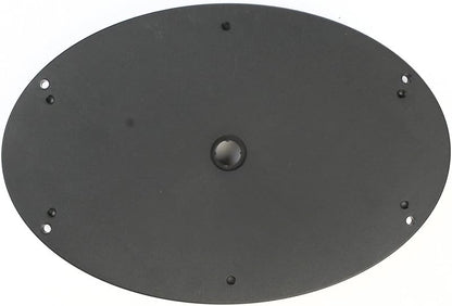Vu Ryte Stackable 1 Inch Computer Monitor Riser Stand, Oval, Black, VUR 8800 4-Pack