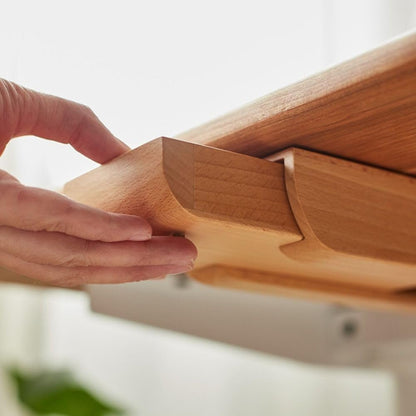Leadigol Under Desk Drawer Wood, Self-Adhesive Hidden Drawer Organizer Slide Out,Easy Installation Under Table Storage, Under Desk Shelf Tray, Pull Slide out Drawer Storage