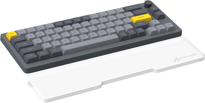 Acrylic Gaming Keyboard Wrist Rest Pad,Clear Wrist Rest for Computer Keyboard,Office,PC Gaming,Laptop,Mac,Comfortable,Lightweight,Ergonomic for Easy Typing Pain Relief-Length 12.2 inch