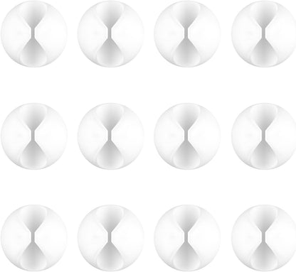 18 Pack Mini Cable Clips, Znben Cord Organizer Holder Adhesive Cord Management Charger Wire Holder Clips for Desk, Home, Office, Car, Cubicle, Nightstand Black