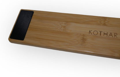 Kothar Wooden Keyboard Wrist Rest (Compact, Black)
