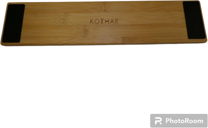 Kothar Wooden Keyboard Wrist Rest (Compact, Black)