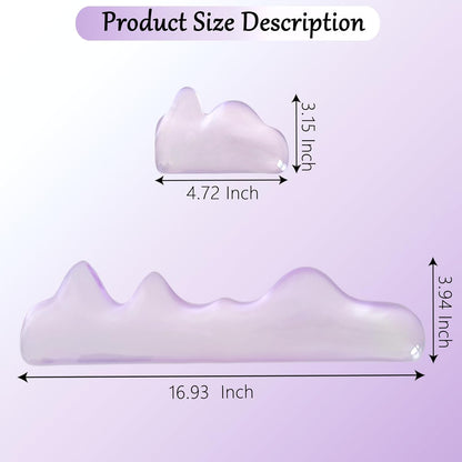 Gel Wrist Rest for Keyboard and Mouse Square Blue Plaid Clear Keyboard Wrist Rest Transparent Ergonomic Cute Checkered Mouse Wrist Pad Silicone Non-Slip Support for Computer Laptop Gaming Home Office