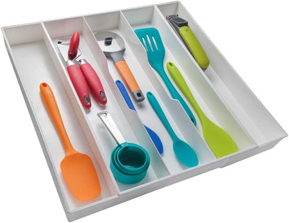 Dial Industries Expandable Silverware, Utensil and Cutlery Kitchen Drawer Organizer Tray