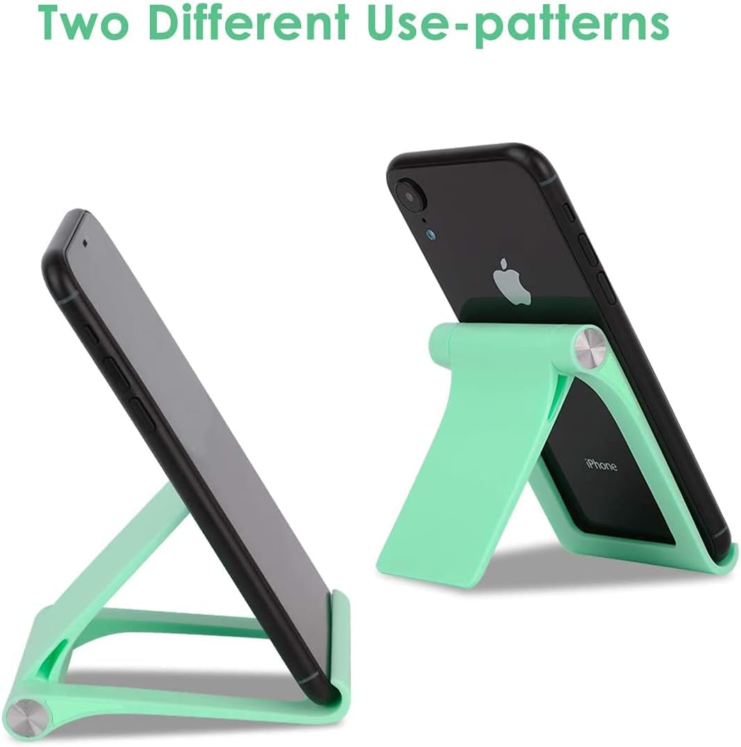 Cell Phone Stand Holder Multi-Angle Adjustable Phone Desk Stand Tablet Holder for iPhone 17 16 15 14 13 12 11 Pro Max XS XR 8 Plus 6 7 Galaxy S22 S21 S20 S10 S9 Edge Android Smartphone