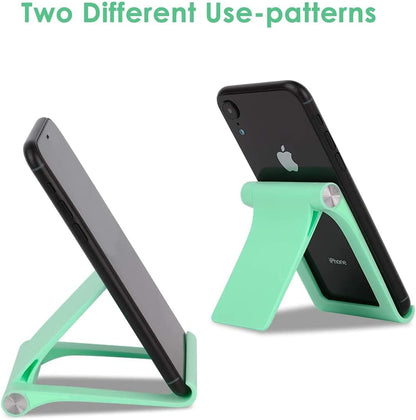 Cell Phone Stand Holder Multi-Angle Adjustable Phone Desk Stand Tablet Holder for iPhone 17 16 15 14 13 12 11 Pro Max XS XR 8 Plus 6 7 Galaxy S22 S21 S20 S10 S9 Edge Android Smartphone