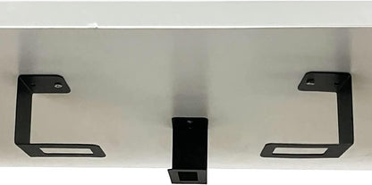 AUXPhome (3) Laptop Holder Under Desk Laptop Mount Organizer Rack Storage Shelf, Add On Under Table Laptops, Keyboard, Routers, Modems, Cable Box, Network Switch & More, Desk Accessories