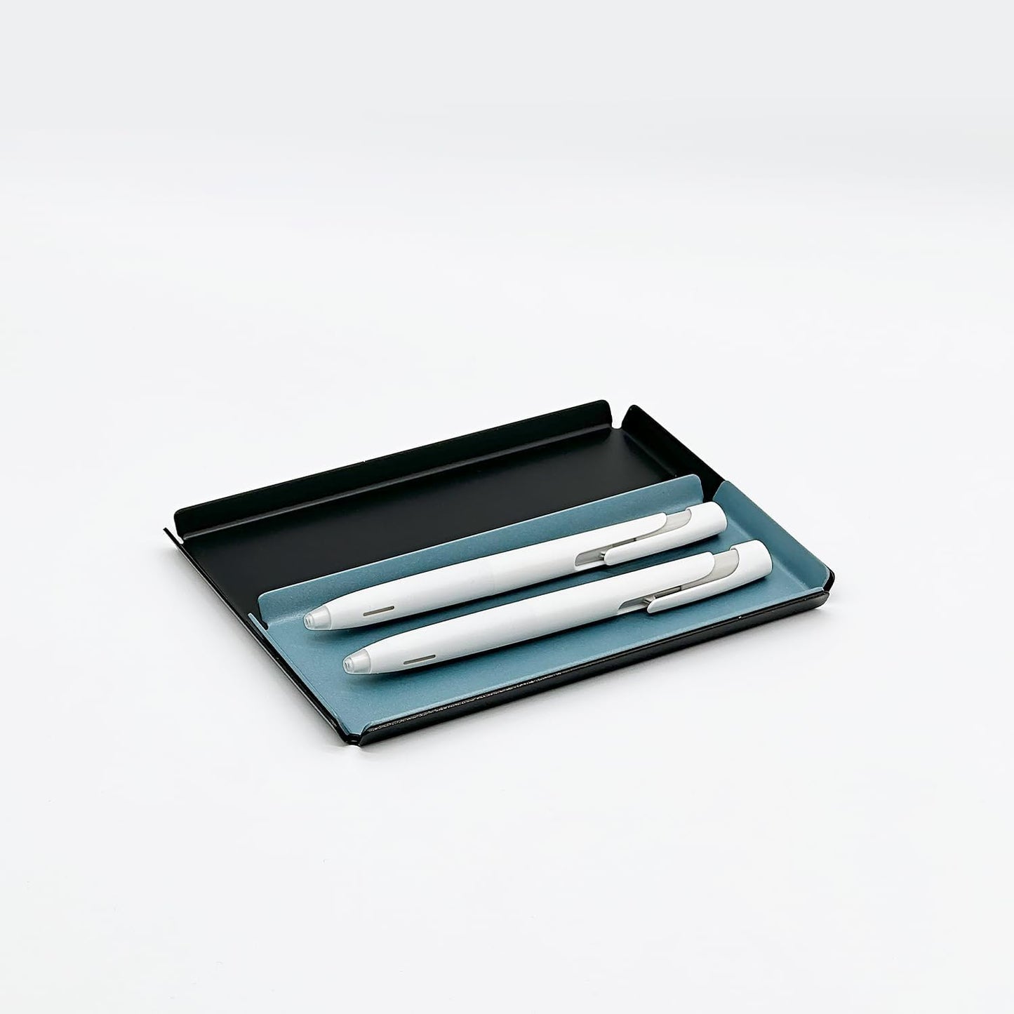 Aluminum Organizer Tray for Desk & Entryway - Minimalist Metal Catchall for Keys, Jewelry, Wallet | A7 Tall, Azure | by PROGETTO2.70