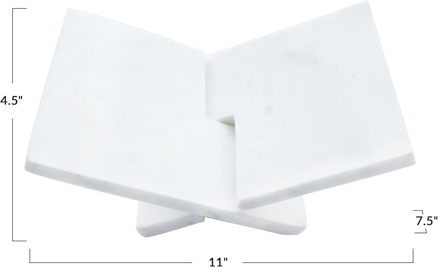 Bloomingville Decorative Marble Book Holder, Ebony