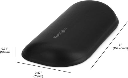 Kensington ErgoSoft Wrist Rest for Slim, Compact Keyboards, Black (K52801WW), 3.9 x 0.4 x 11.1 inches