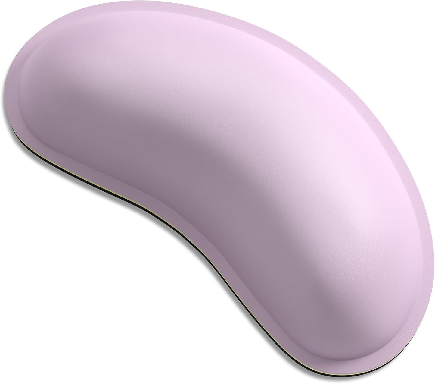 Dapesuom Keyboard Wrist Rest Set, Cute PU Leather Wrist Cushion for Computer Keyboard and Mousepad, Memory Foam Mouse Pad Rests Support with Non-Slip Base for Typing Pain Relief Laptop, Colonial White