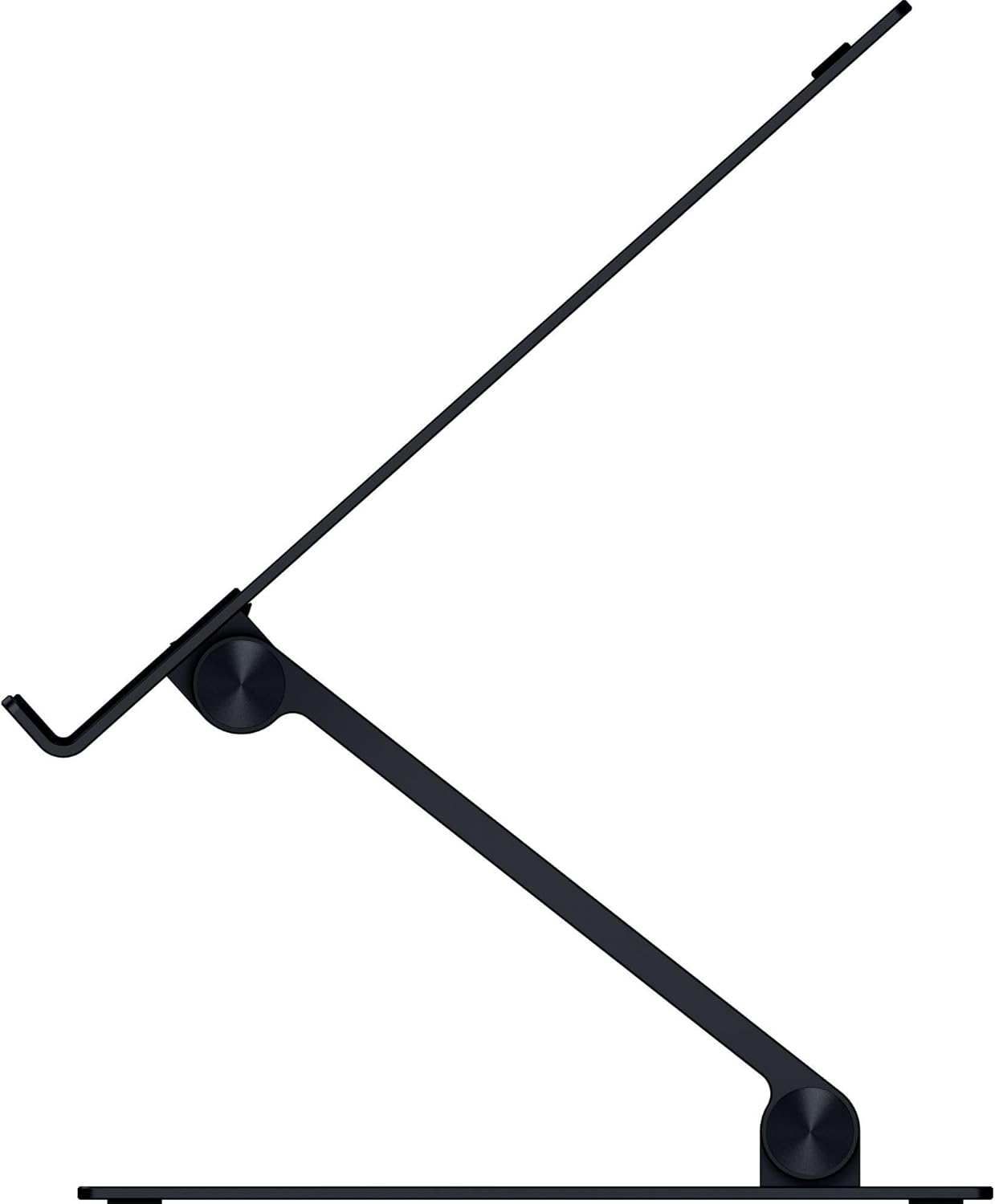 Razer Adjustable Laptop Stand: Supports Phones, Tablets, Laptops, Macbooks up to 18" - Adjust Height and Tilt - Durable Aluminum Construction - Vented Design - Foldable for Storage & Travel - Black