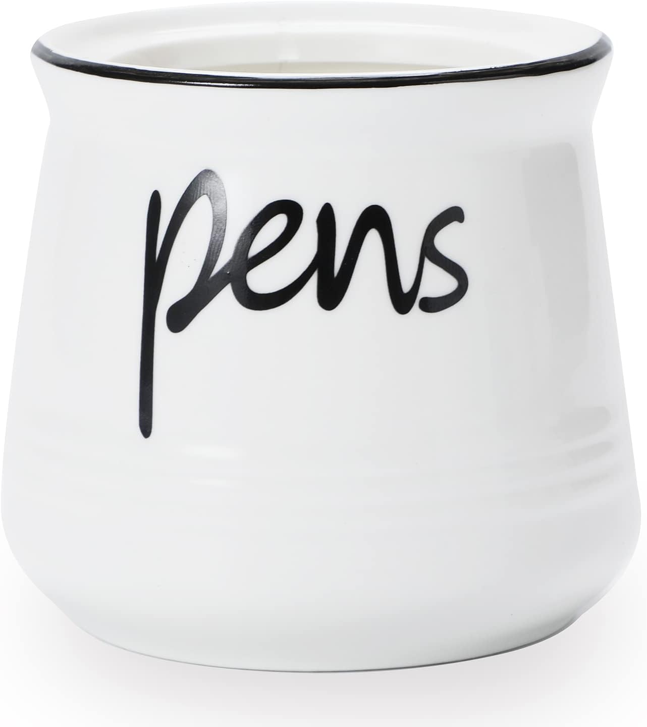 ONTUBE Porcelain Pens Holder Stand,Ceramic Pencils Holder (Turquoise)