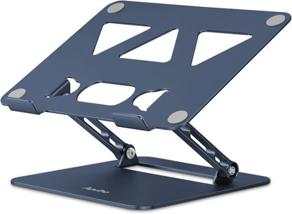 Aoviho Adjustable Laptop Stand for Desk,Portable Laptop Stand Holder and Riser,Foldable Aluminum Notebook Computer Stands for MacBook Air Pro HP Lenovo Dell Samsung Chromebook, 10-15.6 inch, Purple