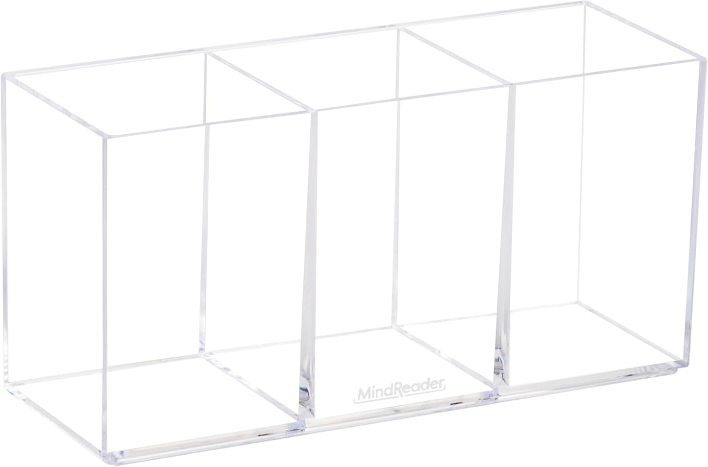 Mind Reader Paper Tray, Desktop Organizer, File Storage, Modern, Office, Acrylic, Clear