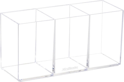 Mind Reader Paper Tray, Desktop Organizer, File Storage, Modern, Office, Acrylic, Clear
