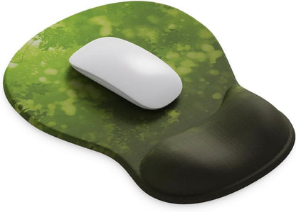 ErgoComfort Gel Wrist Rest Mouse Pad-Ergonomic Office Mousepad with Wrist Support-Non-Slip, Design Desk Accessories Mat for Home&Game Decor (09MochaSand Set)