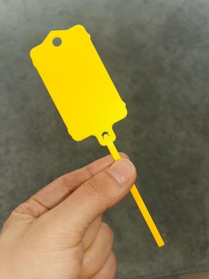 100pcs Reusable Blank Plastic Tags Ties Key Tags 1.45"*2.48" Serrated Tension Sealing Strap with Large Label Plastic Tie Mark Label Waterproof Hang Sign Write on Tag (Red, 100pcs)