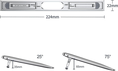 Laptop Stand for Desk,Laptop Cooling Stand,Keyboard Riser, Ergonomic Laptops Elevator for Desk, Laptop Riser Compatible with MacBook Air Pro, with Dell, with HP, More 10-15.6” Laptops