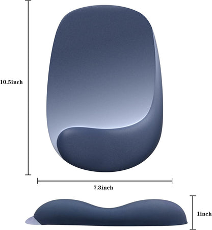 Wrist Rest for Keyboard and Mouse, Ergonomic Gel Computer Keyboard Wrist Rest with Memory Foam, Keyboard Wrist Support Pad for Long Hours of Work, Gaming, Studying-Relieve Wrist Pain