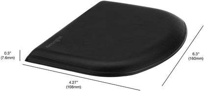 Kensington ErgoSoft Wrist Rest for Slim, Compact Keyboards, Black (K52801WW), 3.9 x 0.4 x 11.1 inches