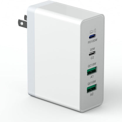 USB C Charger,10 Ports USB Charging Station with 6 Ports USB-C, Desktop 50W Multi Ports Charger Compatible with iPhone 12/13/14/15/16/Galaxy S22/S23/S24/S25/Tablet/Watch/Headphones