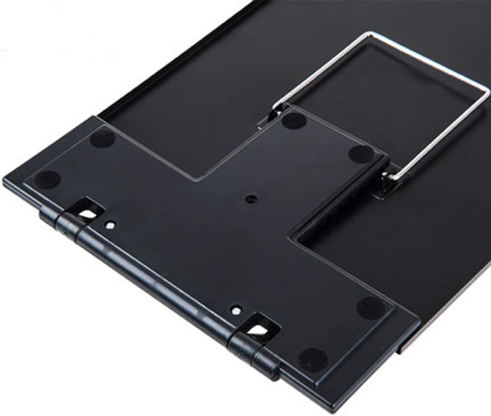 Hanghs Desktop Document Holder/Paper Stand/Clipboard for Sheet Music/Cookbook/Book with 7 Adjustable Positions and a Highlighting Side Clip Black