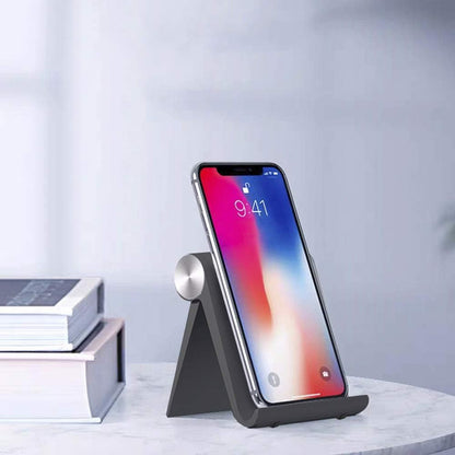 Mayten Foldable Desk Cell Phone Stand Adjustable iPhone iPad Holder Stand,Compatible for iPhone 14Pro 14Plus 13 12Pro Max 11 SE XS XR 8 7 6,Switch,iPad,Samsung,Kindle-White
