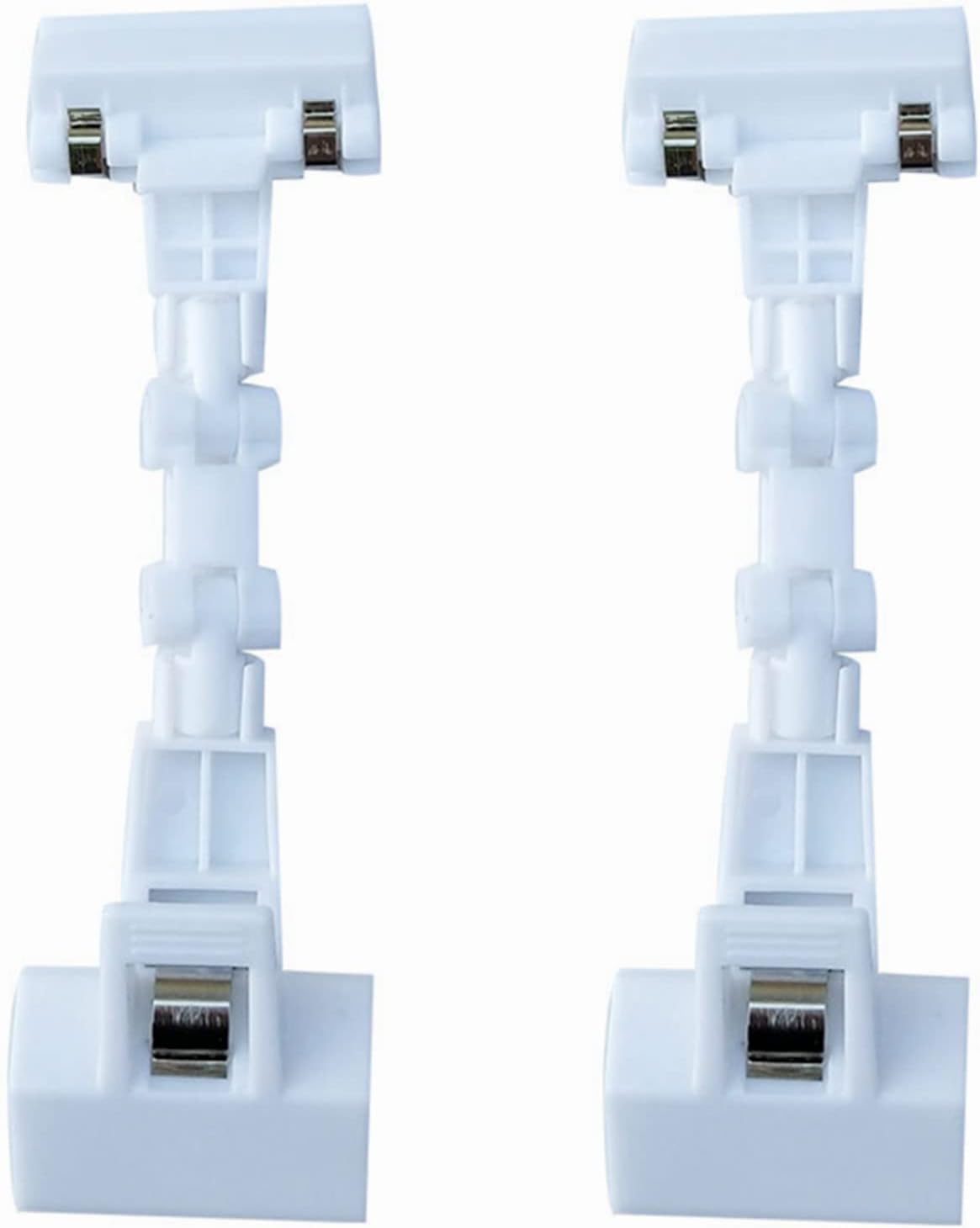 Paper Holder for Typing,Clip Copy Holder for Computer Monitor,Document Desk Clamp, Pack of 2 (White)