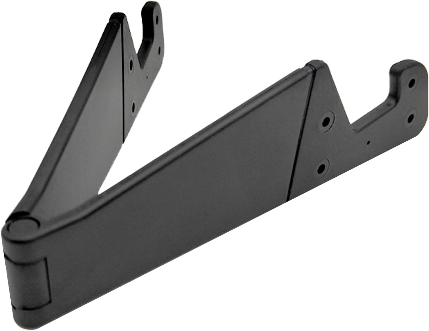 3 Pack Portable Cell Phone Stand for Desk, 【Upgraded Material】 Universal Pocket-Sized Foldable Small Mobile Phone Holder, V Smartphone Kickstand Mount Compatible with iPhone IPads Kindle Android-Black