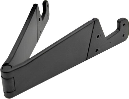 3 Pack Portable Cell Phone Stand for Desk, 【Upgraded Material】 Universal Pocket-Sized Foldable Small Mobile Phone Holder, V Smartphone Kickstand Mount Compatible with iPhone IPads Kindle Android-Black