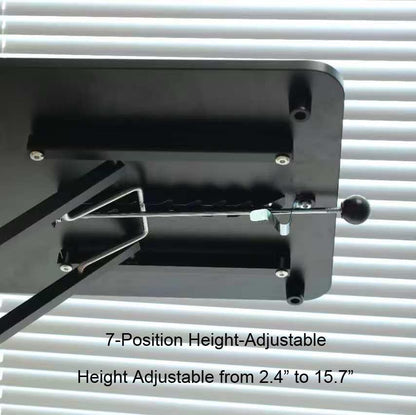 VebaCidi Height Adjustable Sit to Stand Desk Riser, Compact Standing Desktop Converter for Monitor or Laptop, Black
