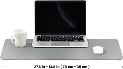 Cork Desk Mat - Dual-Sided Desk Pad for Office and Home - Desk Organization and Accessories - Ideal for Large Mouse Pad and Desk Mats on Top of Desks(Dark Green,90cmx 43cm)