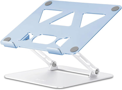 Aoviho Adjustable Laptop Stand for Desk,Portable Laptop Stand Holder and Riser,Foldable Aluminum Notebook Computer Stands for MacBook Air Pro HP Lenovo Dell Samsung Chromebook, 10-15.6 inch, Purple
