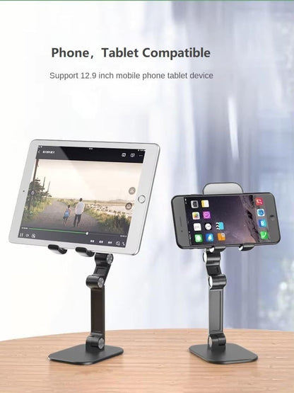 Multi Folding Cell Phone Stand,4 Adjustable Foldable Desktop Phone Holder Cradle Dock Compatible with iPhone 16 15 14 13 12 11 Pro Xs Xs Max Xr X 8, Kindle, Android Phones
