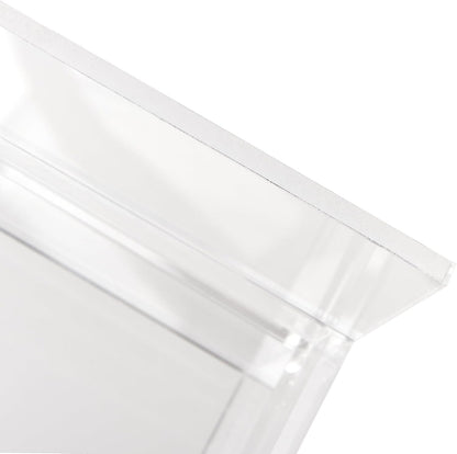 russell+hazel Acrylic Compartment Bloc, 12” x 4” x 1.5," 3 Moveable Dividers, 1 Count, 98141