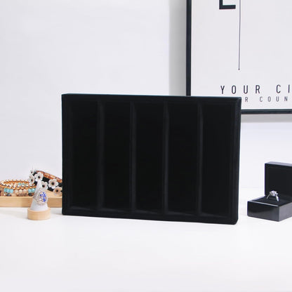 Bedside Organizer - Multi-use Nightstand & Desk-top Catchall Tray for Jewelry, Sunglasses, Phone, Watch, Perfume, Lipstick (Beige 3Grid)